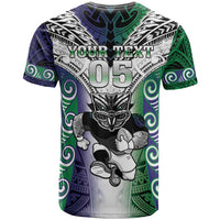 Custom New Zealand Warrior T Shirt Maori Tribal Pattern