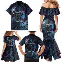 Suicide Awareness Family Matching Mermaid Dress and Hawaiian Shirt You Are Not Alone LT05 - Polynesian Pride