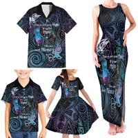 Suicide Awareness Family Matching Tank Maxi Dress and Hawaiian Shirt You Are Not Alone - Polynesian Pride