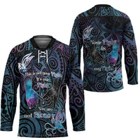 Suicide Awareness Hockey Jersey You Are Not Alone - Polynesian Pride