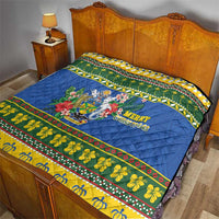 Solomon Islands Christmas Quilt Coat Of Arms Merry Xmas LT05 - Polynesian Pride