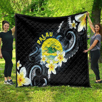 Palau United Nations Day Quilt Polynesian Curves Plumeria LT05 - Polynesian Pride