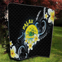 Palau United Nations Day Quilt Polynesian Curves Plumeria LT05 - Polynesian Pride