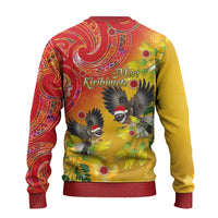 New Zealand Piwakawaka Christmas Ugly Christmas Sweater With Maori Pattern LT05 - Polynesian Pride