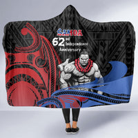 Samoa Independence Day Hooded Blanket Samoan Warriors Ula Fala LT05 - Polynesian Pride
