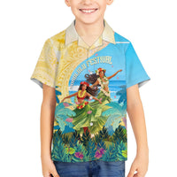 Personalised Hawaii Honolulu Festival Hawaiian Shirt Hula Girls Tropical Vibe LT05 - Polynesian Pride