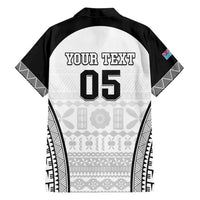Custom Fiji Tapa Football Family Matching Tank Maxi Dress and Hawaiian Shirt Sporty Style LT05 - Polynesian Pride