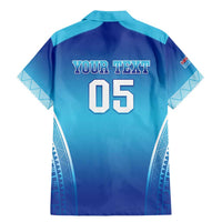 Custom Fiji Football Family Matching Mermaid Dress and Hawaiian Shirt Fijian Tapa Pattern LT05 - Polynesian Pride
