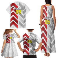 Custom New Caledonia Football Family Matching Tank Maxi Dress and Hawaiian Shirt Unique Style LT05 - Polynesian Pride
