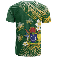 Cook Islands 15 Finest T Shirt Plumeria Polynesian Turtle