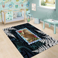 New Zealand Weka Area Rug Maori Hen Koru Pattern - Polynesian Pride
