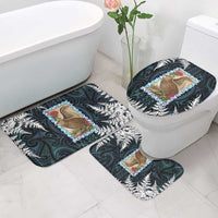 New Zealand Weka Bathroom Set Maori Hen Koru Pattern - Polynesian Pride