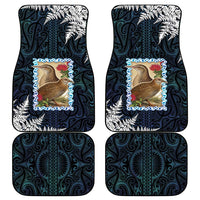 New Zealand Weka Car Mats Maori Hen Koru Pattern - Polynesian Pride