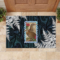 New Zealand Weka Rubber Doormat Maori Hen Koru Pattern - Polynesian Pride