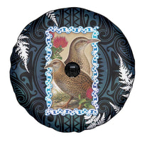 New Zealand Weka Spare Tire Cover Maori Hen Koru Pattern - Polynesian Pride