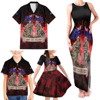 Australia And New Zealand ANZAC Day Family Matching Tank Maxi Dress and Hawaiian Shirt Soldiers Lest We Forget LT05 - Polynesian Pride
