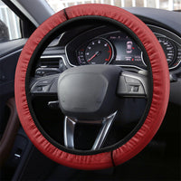 Kiribati 45th Independence Day Steering Wheel Cover Lesser Frigatebird Tribal Pattern