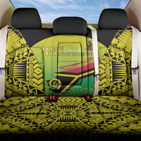 Vanuatu 46th Independence Back Car Seat Cover Special Style LT05 One Size Yellow - Polynesian Pride