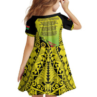 Vanuatu 46th Independence Family Matching Off The Shoulder Long Sleeve Dress and Hawaiian Shirt Special Style LT05 - Polynesian Pride