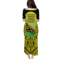 Vanuatu 45th Independence Family Matching Puletasi and Hawaiian Shirt Special Style - Polynesian Pride