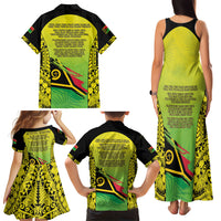 Vanuatu 46th Independence Family Matching Tank Maxi Dress and Hawaiian Shirt Special Style LT05 - Polynesian Pride