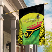 Vanuatu 46th Independence Garden Flag Special Style LT05 House Flag Yellow - Polynesian Pride