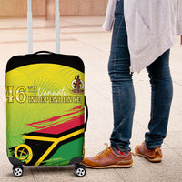 Vanuatu 46th Independence Luggage Cover Special Style LT05 Yellow - Polynesian Pride