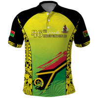 Vanuatu 46th Independence Polo Shirt Special Style LT05 Yellow - Polynesian Pride