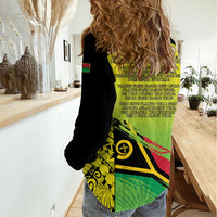 Vanuatu 46th Independence Women Casual Shirt Special Style LT05 - Polynesian Pride