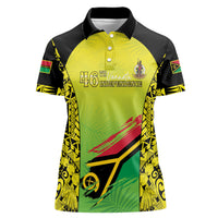 Vanuatu 45th Independence Women Polo Shirt Special Style - Polynesian Pride