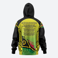 Vanuatu 45th Independence Zip Hoodie Special Style - Polynesian Pride