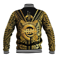 Vanuatu 46th Anniversary Of Independence Baseball Jacket Gold Style LT05 - Polynesian Pride