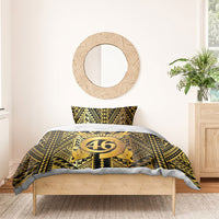 Vanuatu 46th Anniversary Of Independence Bedding Set Gold Style LT05 - Polynesian Pride