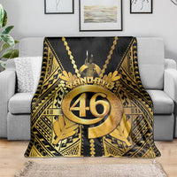 Vanuatu 46th Anniversary Of Independence Blanket Gold Style LT05 - Polynesian Pride