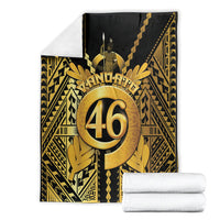 Vanuatu 46th Anniversary Of Independence Blanket Gold Style LT05 - Polynesian Pride