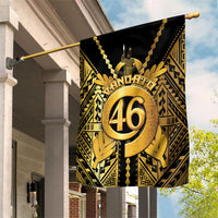 Vanuatu 46th Anniversary Of Independence Garden Flag Gold Style LT05 House Flag Gold - Polynesian Pride