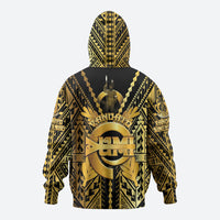 Vanuatu 45th Anniversary Of Independence Hoodie Gold Style - Polynesian Pride
