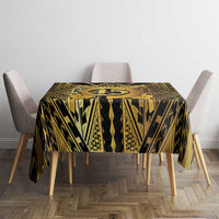Vanuatu 46th Anniversary Of Independence Tablecloth Gold Style LT05 - Polynesian Pride