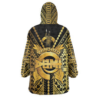 Vanuatu 46th Anniversary Of Independence Wearable Blanket Hoodie Gold Style LT05 - Polynesian Pride