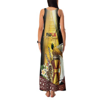 Papua New Guinea Family Matching Tank Maxi Dress and Hawaiian Shirt 50 Years Of Independence LT05 - Polynesian Pride