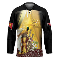 Papua New Guinea Hockey Jersey Independence Day Unique Style LT05 Unisex Gold - Polynesian Pride