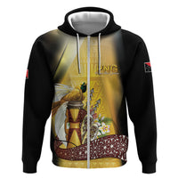 Papua New Guinea Hoodie Independence Day Unique Style LT05 Zip Hoodie Gold - Polynesian Pride