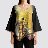Papua New Guinea Kimono Sleeve Blouse Independence Day Unique Style LT05 - Polynesian Pride