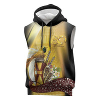 Papua New Guinea Sleeveless Hoodie Independence Day Unique Style LT05 Gold - Polynesian Pride
