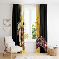 Papua New Guinea Window Curtain 50 Years Of Independence - Polynesian Pride