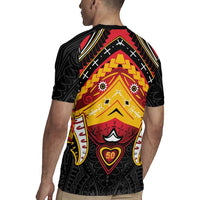 Papua New Guinea Independence Day Rugby Jersey Tribal Mask LT05 - Polynesian Pride
