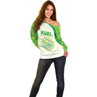 Kuki Independence 2026 Off Shoulder Sweater Cook Islands 15 Finest White Version