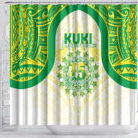 Kuki Independence 2026 Shower Curtain Cook Islands 15 Finest White Version