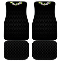 Hawaii Statehood Day Car Mats Kakau Pattern With Maile Pikake Honohono Lei