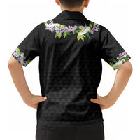 Hawaii Statehood Day Hawaiian Shirt Kakau Pattern With Maile Pikake Honohono Lei